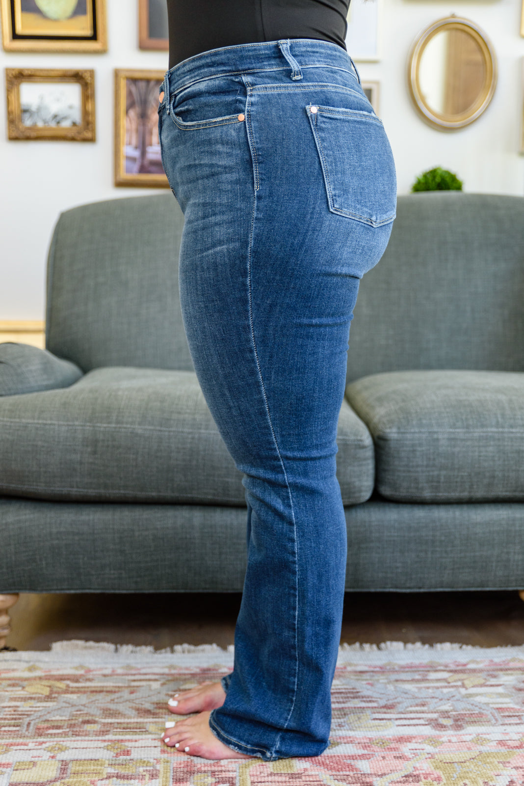 Ivy High Waisted Bootcut Medium Wash Jeans - 9/13/2022