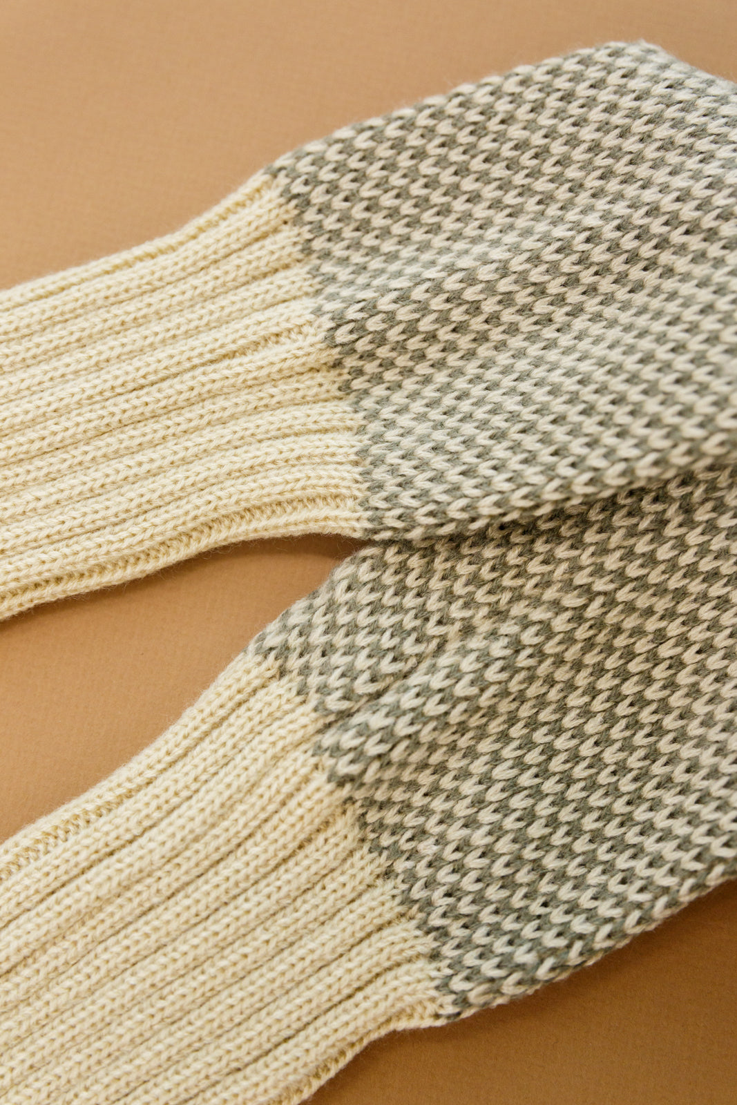 Knitted Lounge Socks In Oatmeal - 11/23/2022