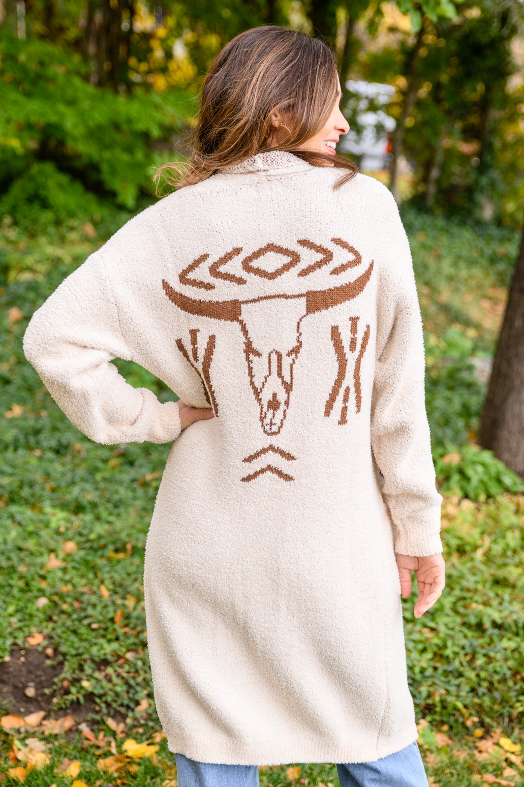 Lead The Way Western Cardigan In Cream - 11/17/2022