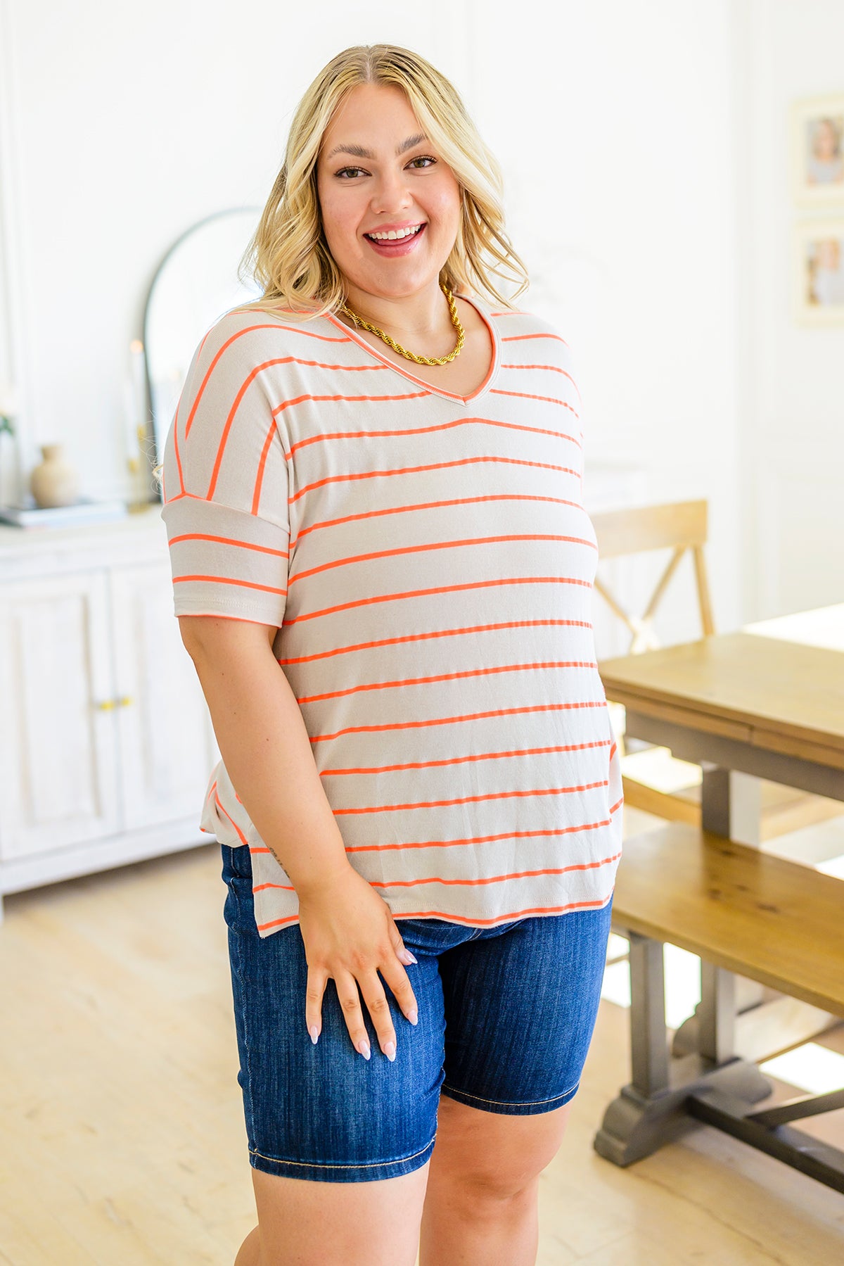 Little Pick Me Up Striped Top - 3/9/2023