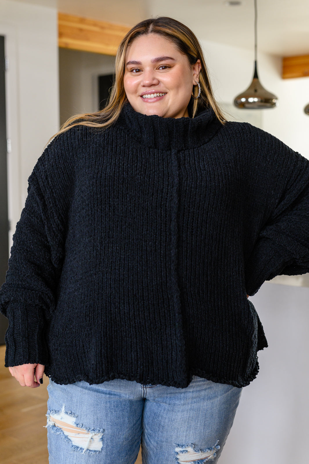 Maureen Long Sleeve Solid Knit Sweater - 12/27/2022