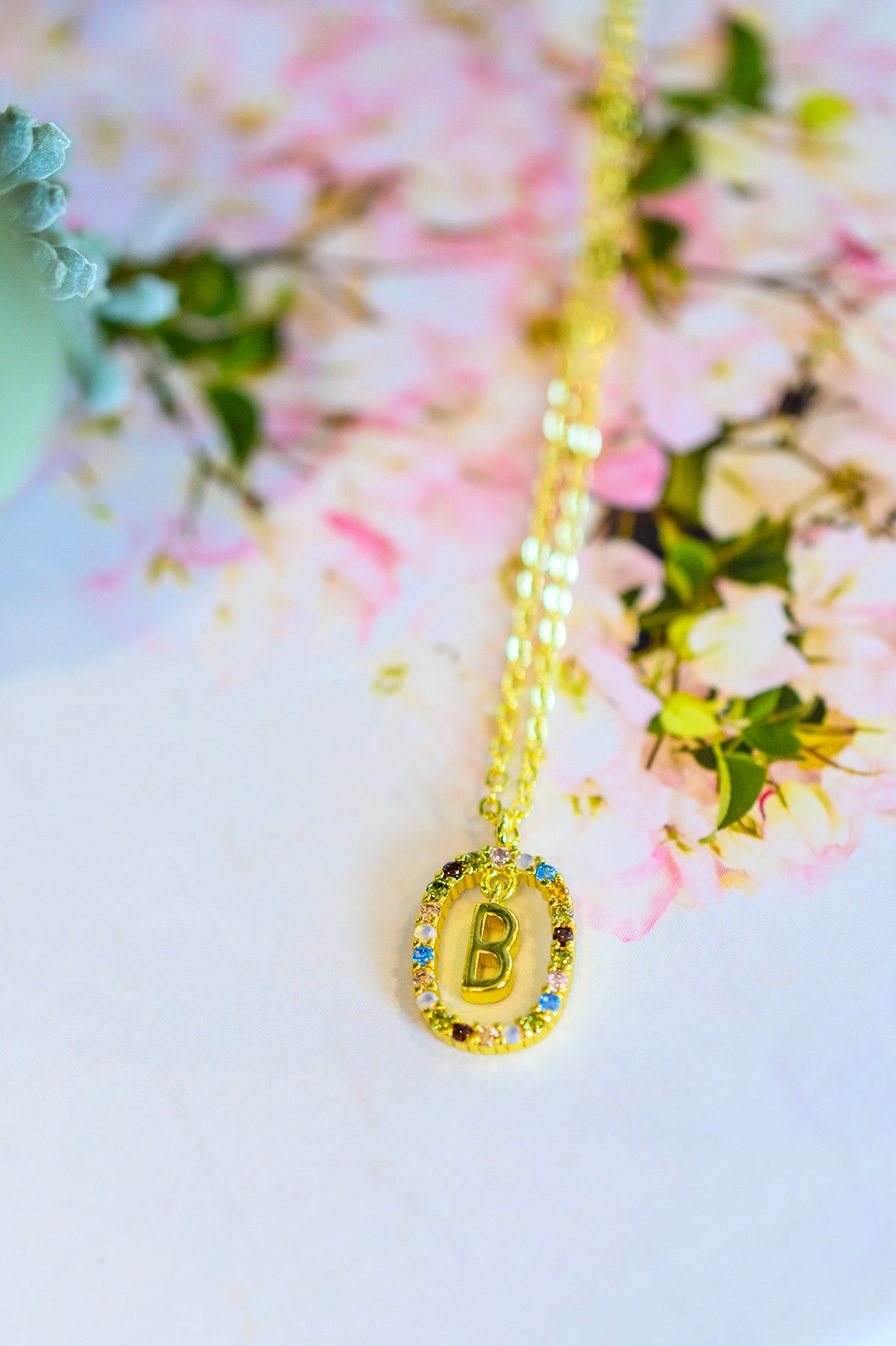 Mi Amor Gold Dipped Initial Necklace - 5/1/2023