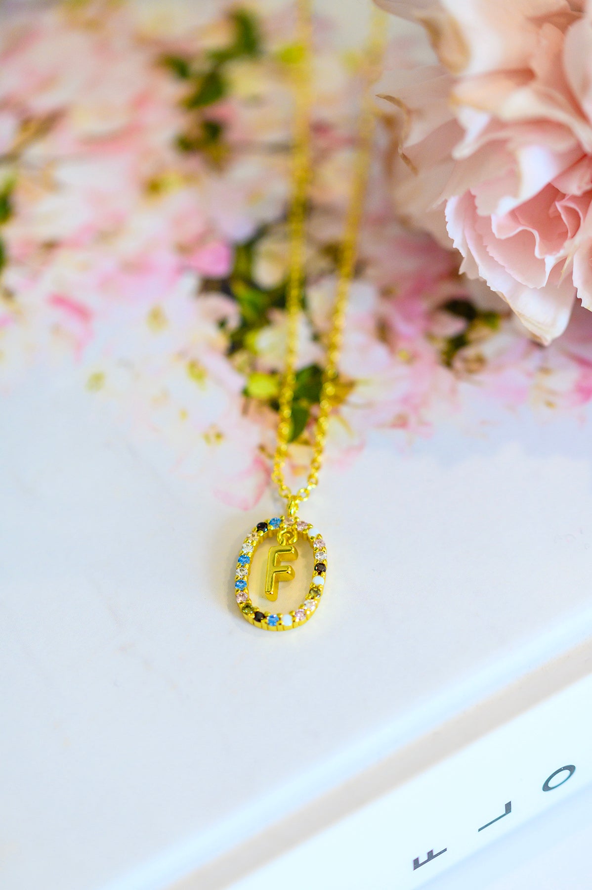 Mi Amor Gold Dipped Initial Necklace - 5/1/2023