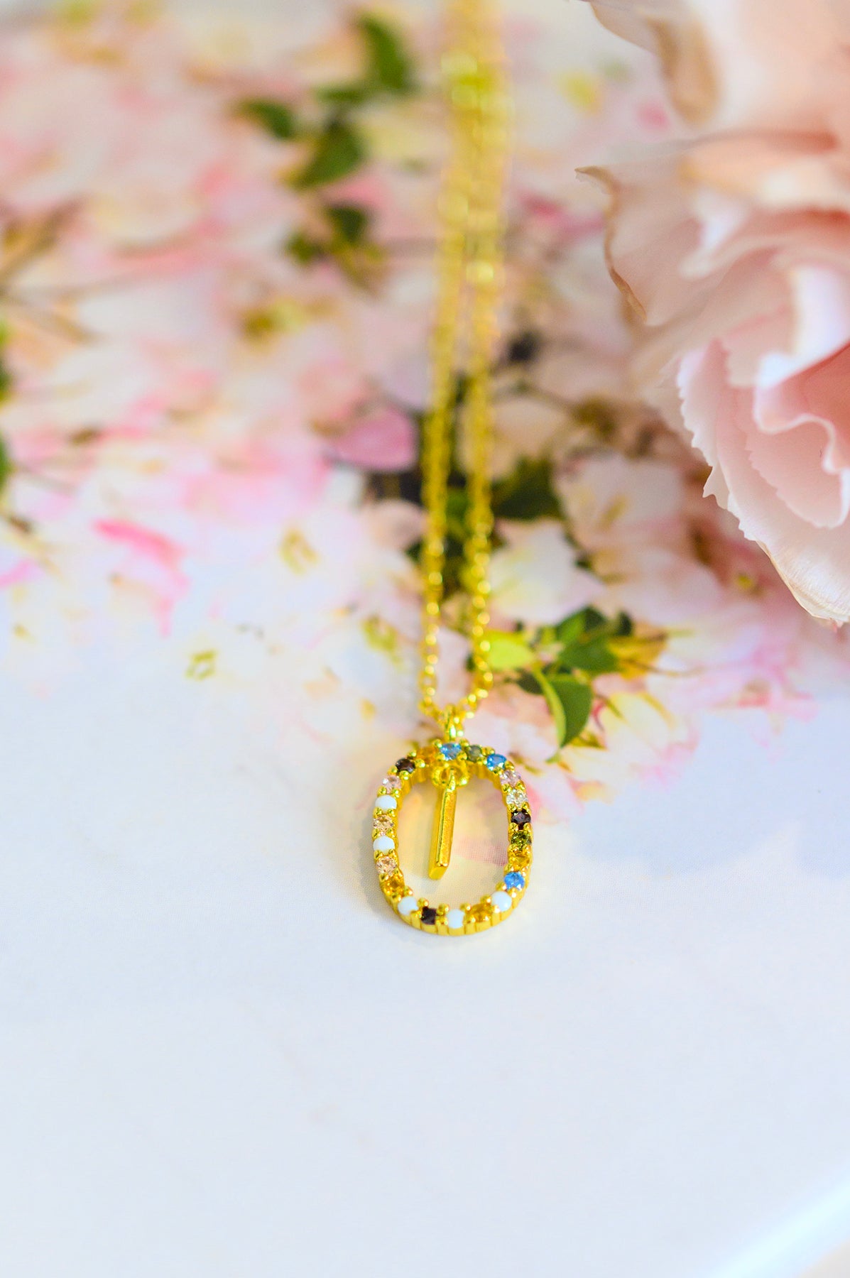Mi Amor Gold Dipped Initial Necklace - 5/1/2023