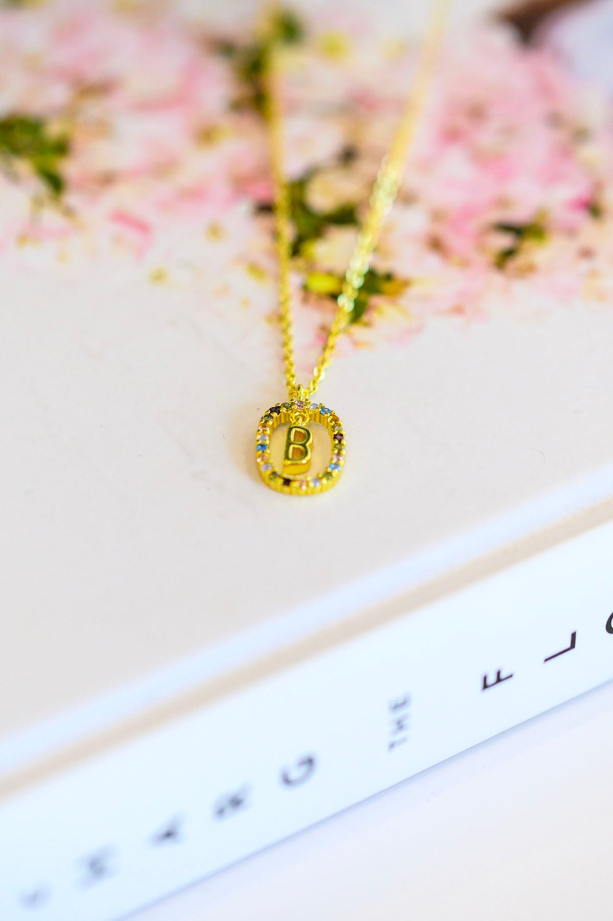 Mi Amor Gold Dipped Initial Necklace - 5/1/2023