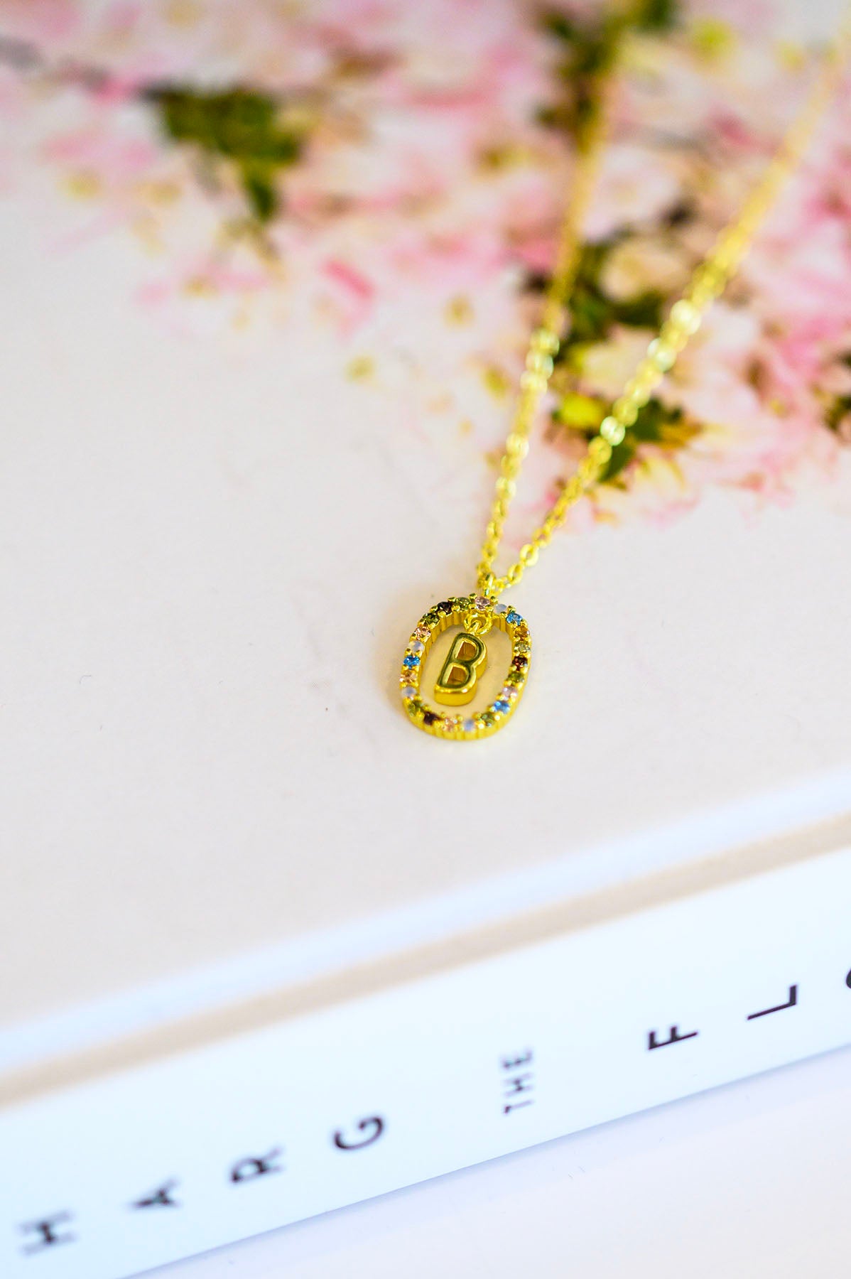 Mi Amor Gold Dipped Initial Necklace - 5/1/2023