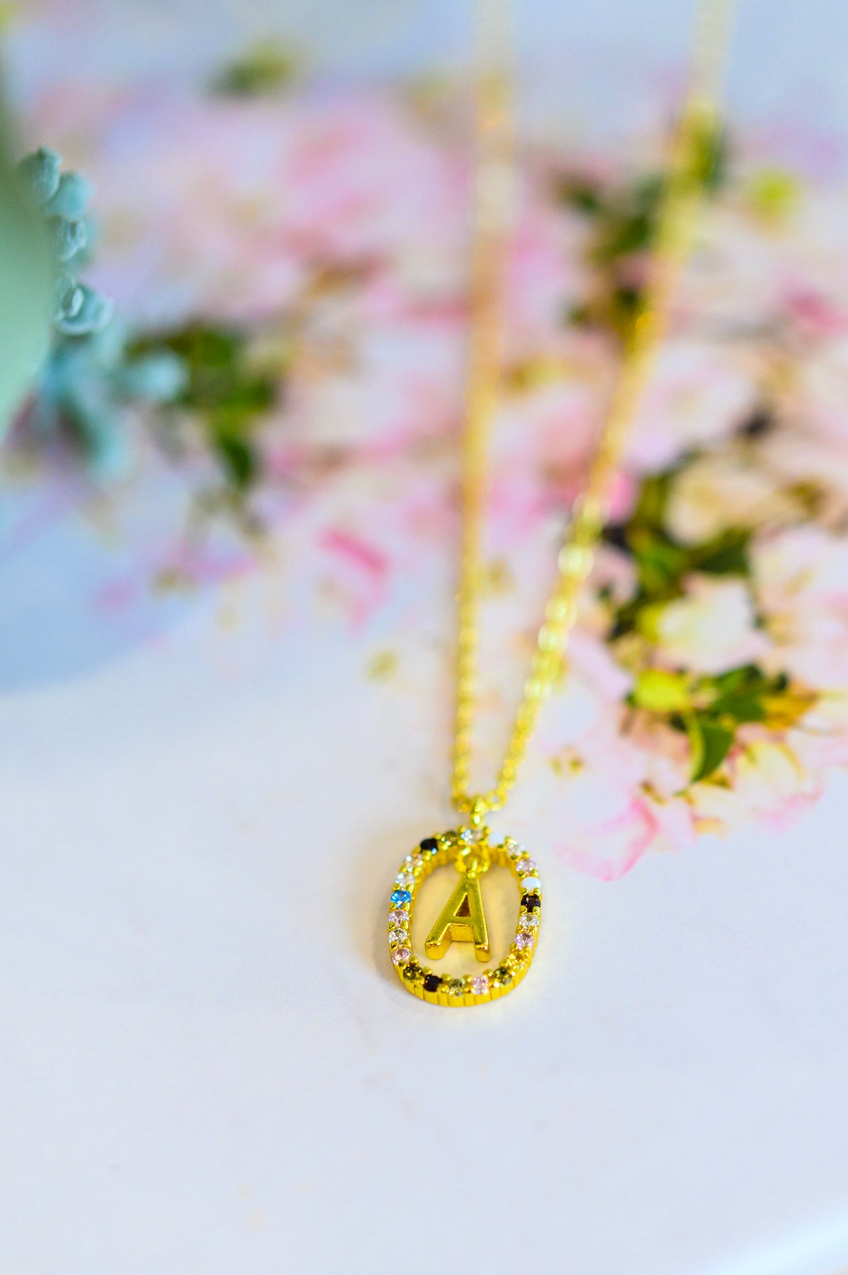 Mi Amor Gold Dipped Initial Necklace - 5/1/2023