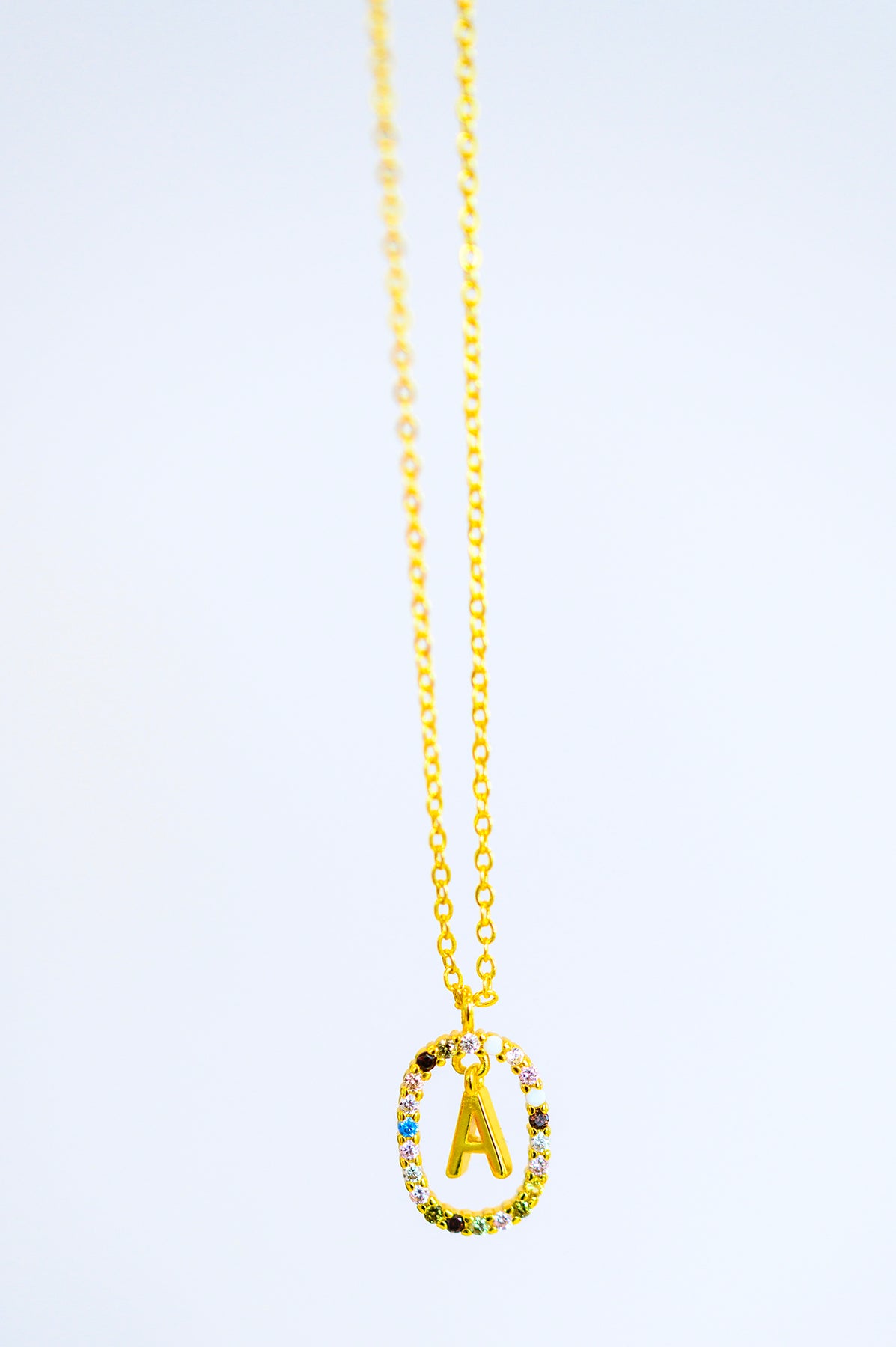 Mi Amor Gold Dipped Initial Necklace - 5/1/2023