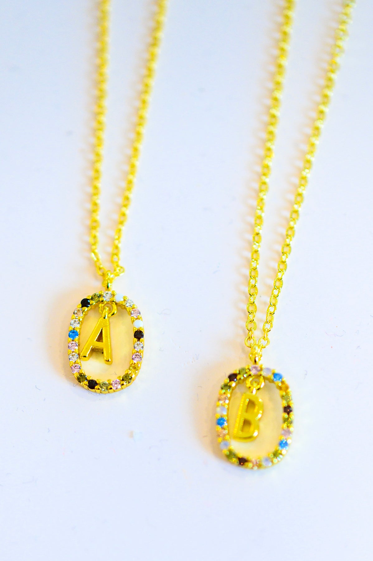 Mi Amor Gold Dipped Initial Necklace - 5/1/2023