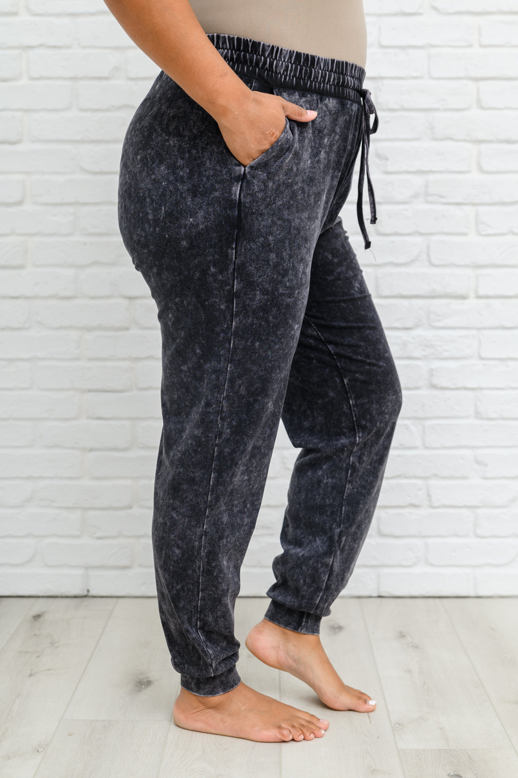 Mineral Wash Hoodie & Jogger Set In Charcoal - 11/21/2022