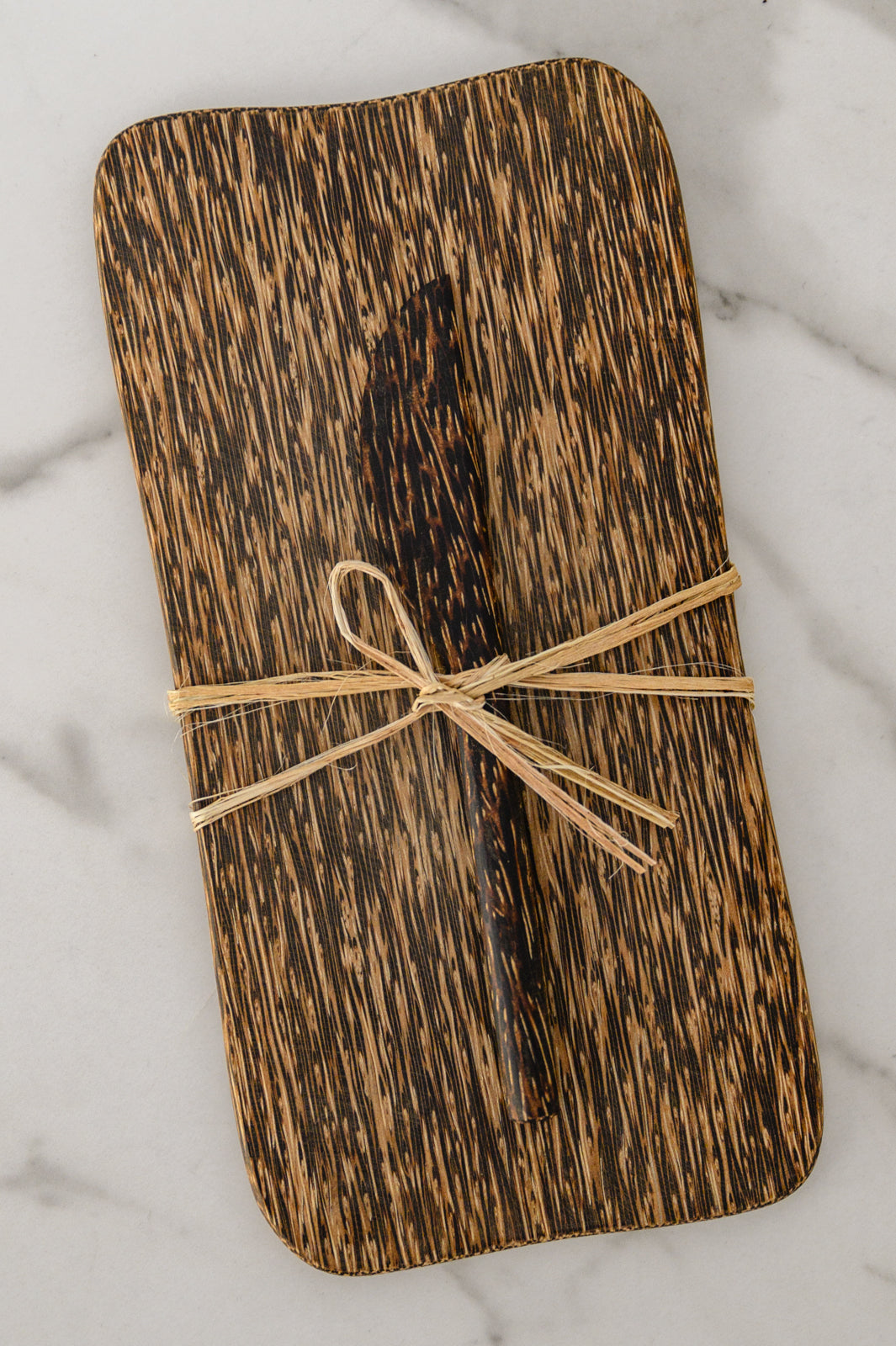 Palm Wood Cheese Board And Knife Set - 11/17/2022