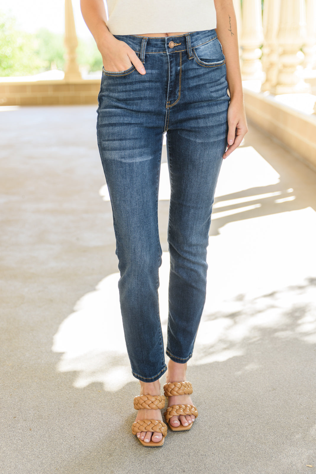 Reba Hi-Rise Clean Relaxed Fit Jeans - 6/28/2022