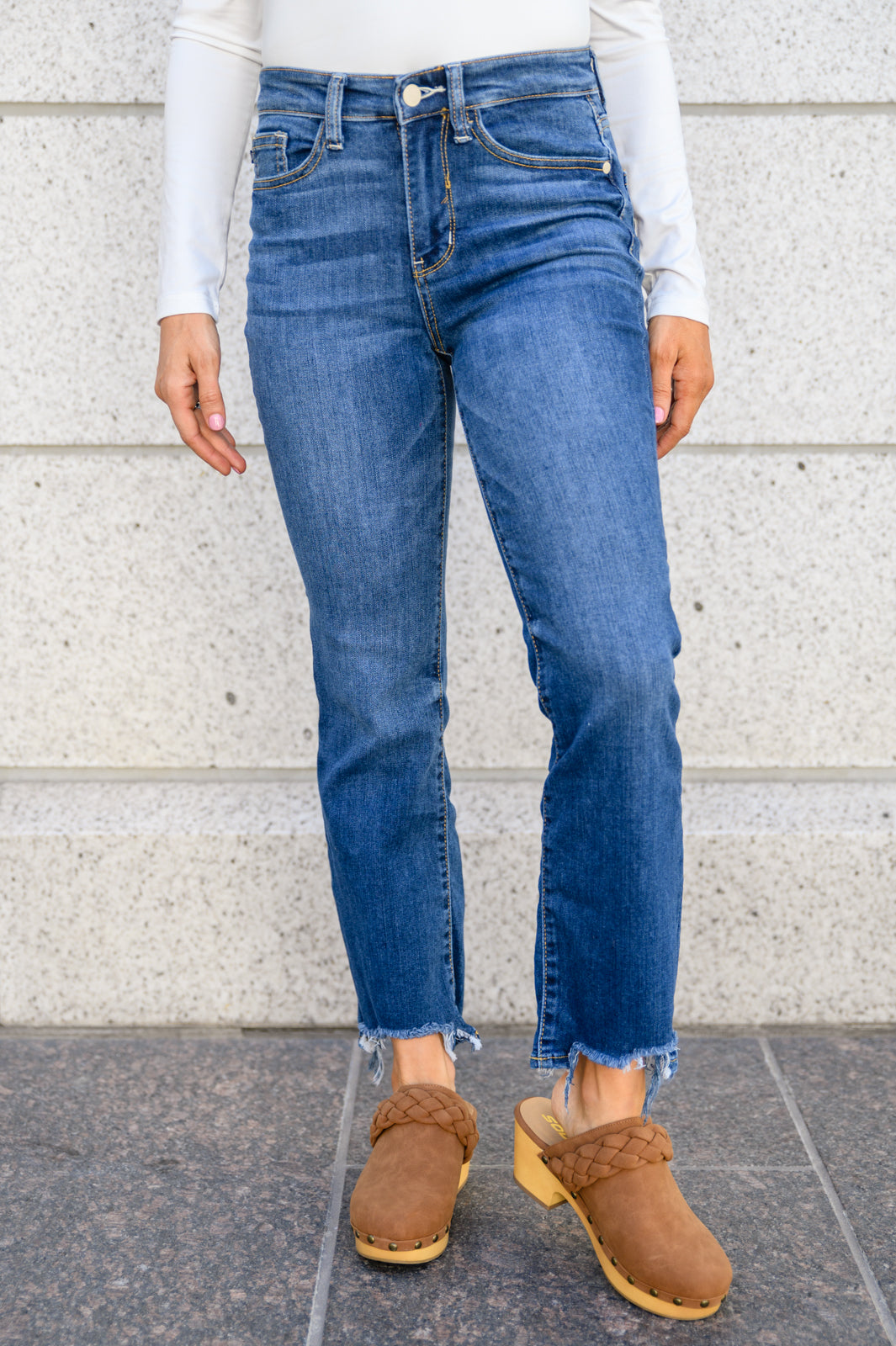 Sharpay Bootcut Stepped Hem Jeans - 10/25/2022