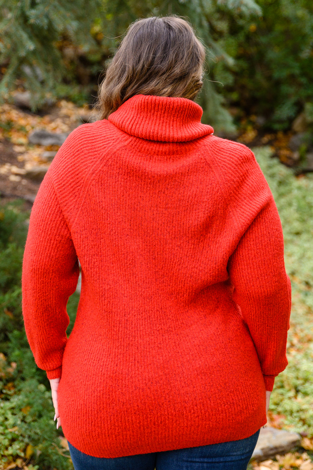 Steady Pace Roll Neck Sweater In Red - 11/17/2022