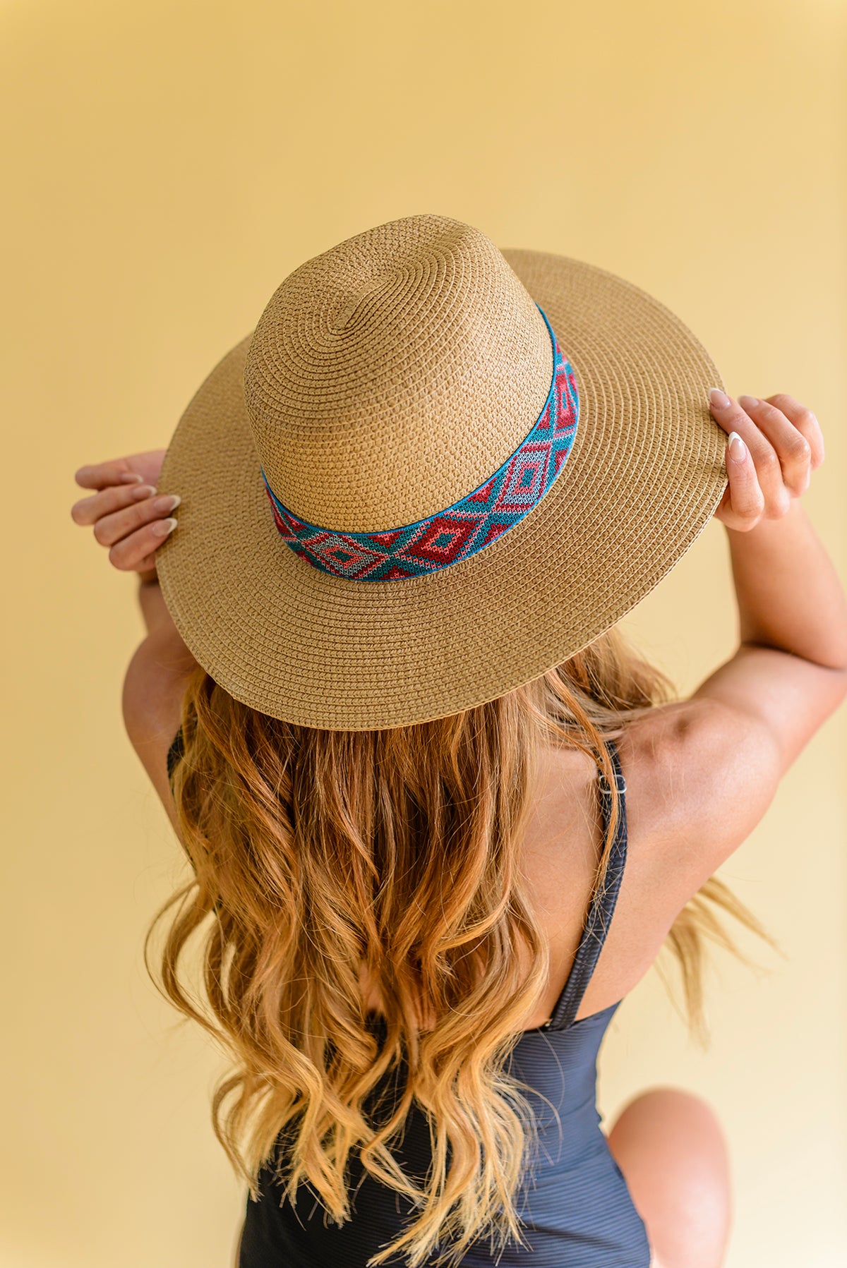 Sunny Rays Banded Accent Panama Hat - 3/31/2023