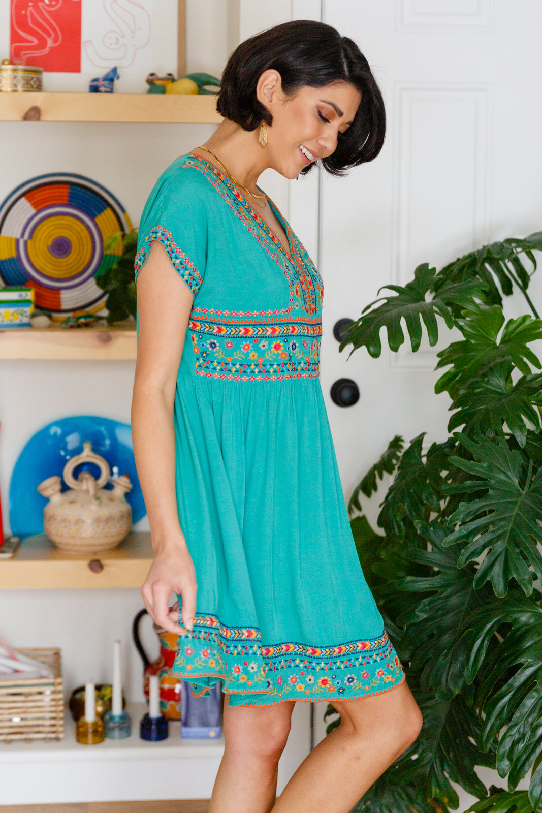 Sunrise In Morocco Embroidered Dress - 2/9/2023