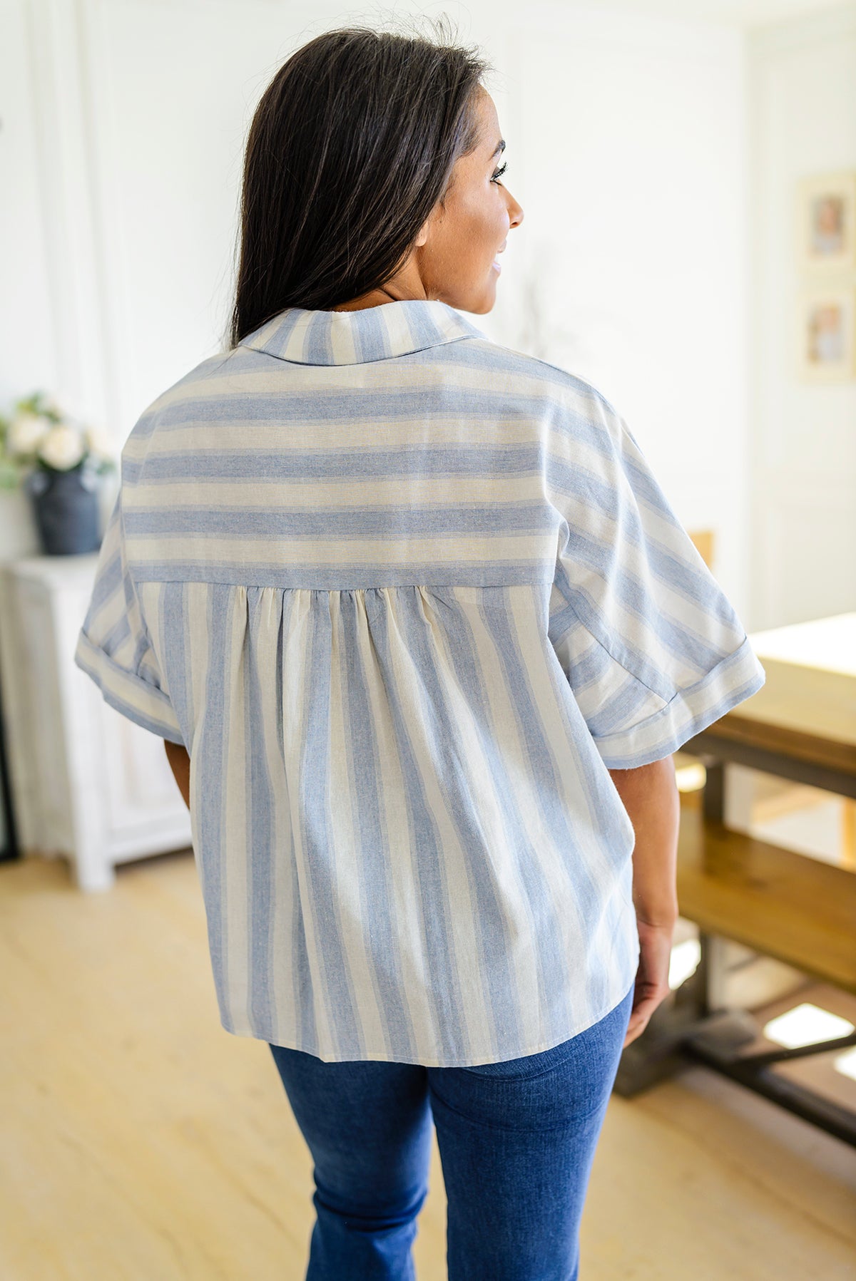 Tailored to Relax Striped Button Down - 3/9/2023