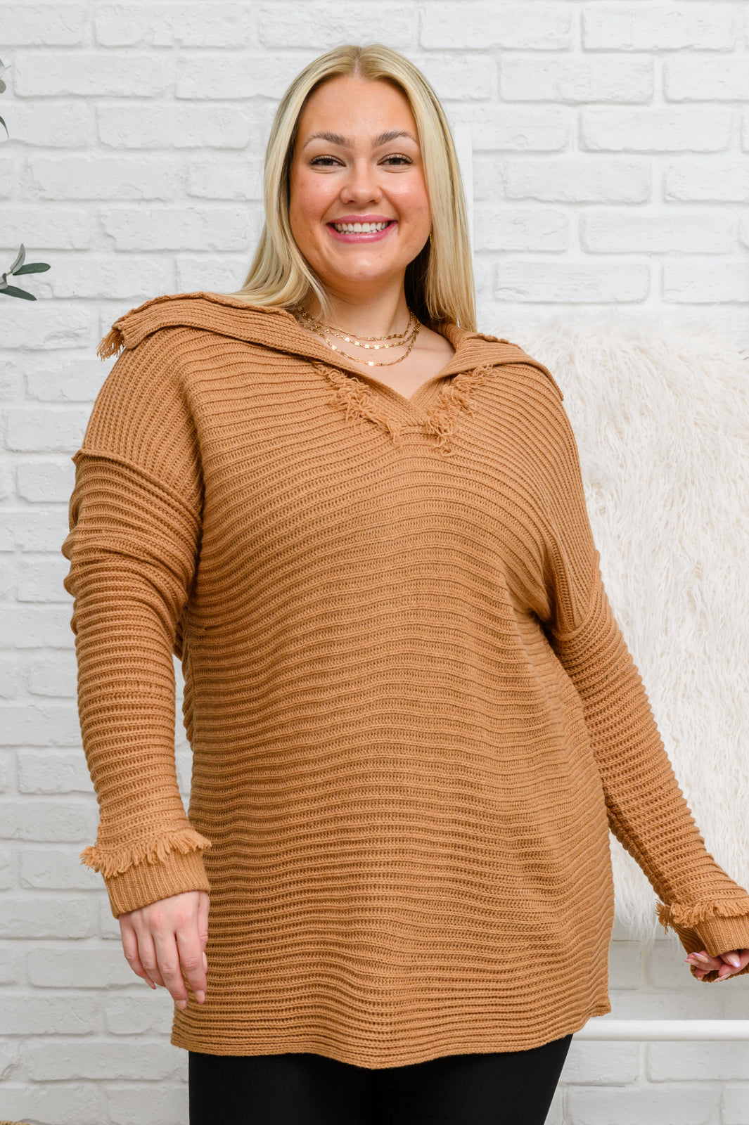 Travel Far & Wide Sweater in Taupe - 12/15/2022