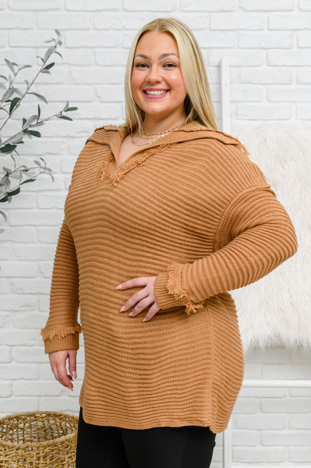 Travel Far & Wide Sweater in Taupe - 12/15/2022