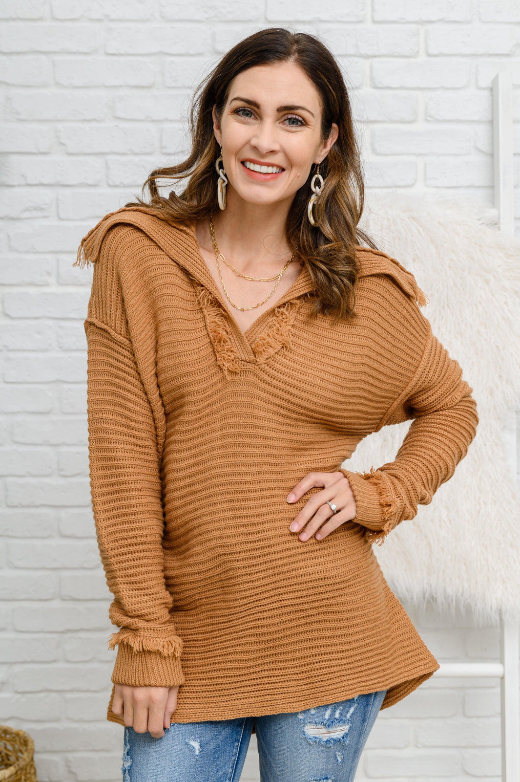 Travel Far & Wide Sweater in Taupe - 12/15/2022